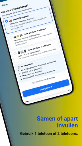 Schadeformulier App screenshot