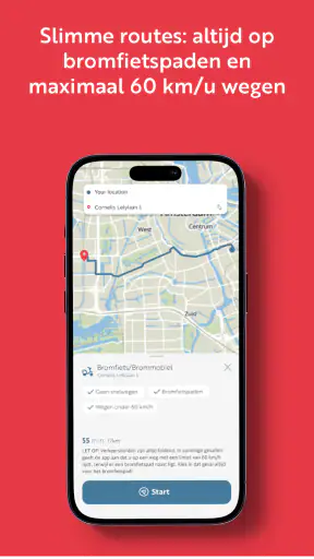 Scooter Navigatie Nederland screenshot
