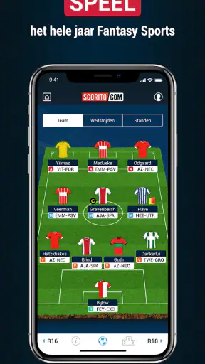 Scorito.com screenshot