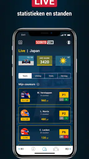 Scorito.com screenshot