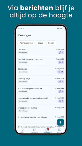 SDB Octopus: OuderApp screenshot