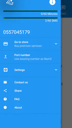 Secondary Number screenshot