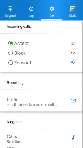 Secondary Number screenshot