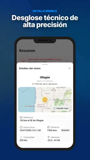 Sismos Chile - En tiempo real screenshot