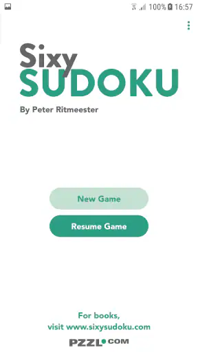Sixy Sudoku screenshot