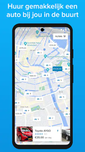 SnappCar - Auto & busjes delen screenshot