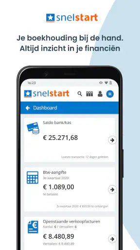 SnelStart Boekhouden screenshot