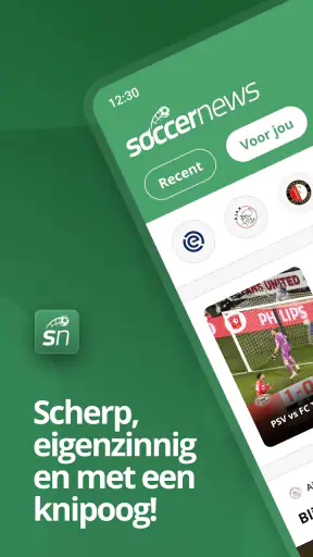 SoccerNews.nl screenshot