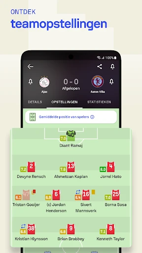 Sofascore: Live uitslagen screenshot