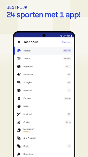 Sofascore: Live uitslagen screenshot