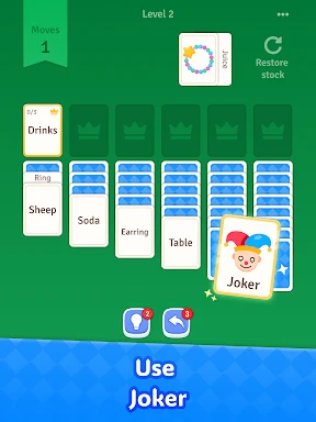 Solitaire Associations: Words screenshot