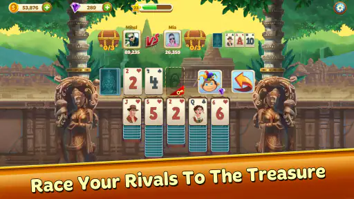 Solitaire Treasure Hunt screenshot