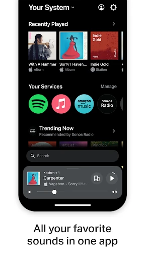 Sonos screenshot