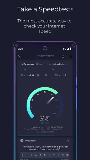 Speedtest door Ookla screenshot