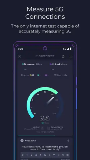 Speedtest door Ookla screenshot