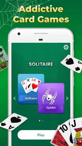 Spider Solitaire-spellen screenshot