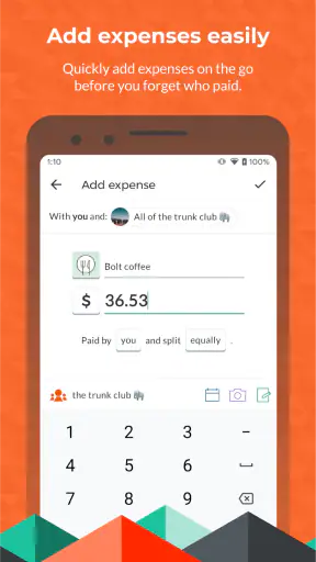 Splitwise screenshot