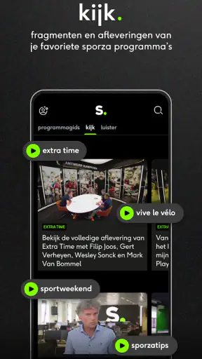 sporza screenshot