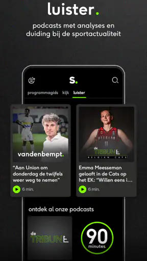 sporza screenshot