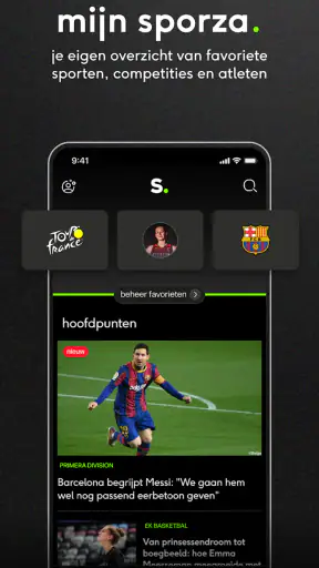 sporza screenshot