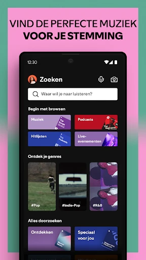 Spotify: Muziek en podcasts screenshot