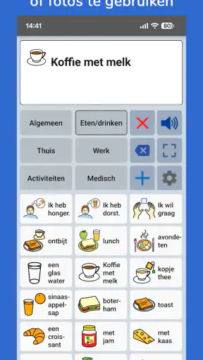 Spraak Assistent AAC screenshot
