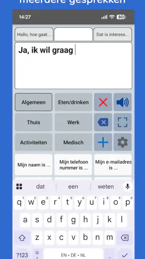 Spraak Assistent AAC screenshot