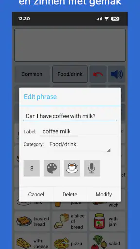 Spraak Assistent AAC screenshot