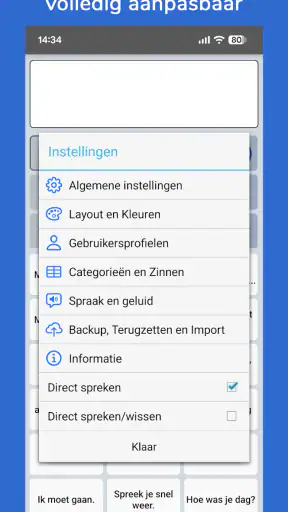 Spraak Assistent AAC screenshot
