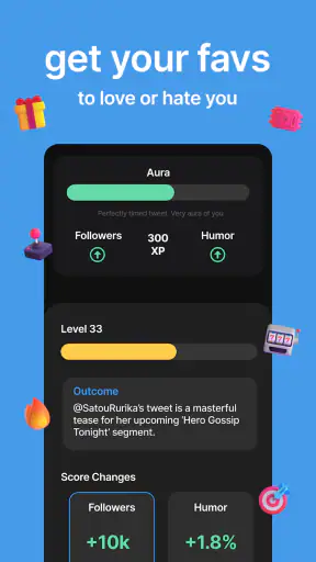 status - sims maar dan social screenshot