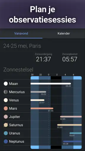 Stellarium - Sterrenhemel screenshot