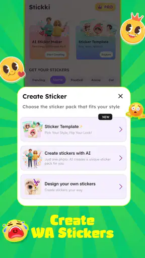 Stickki: WA Sticker Maker App screenshot