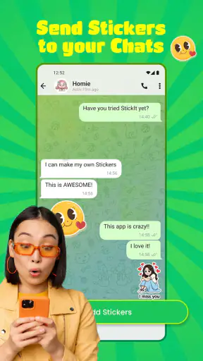 Stickki: WA Sticker Maker App screenshot