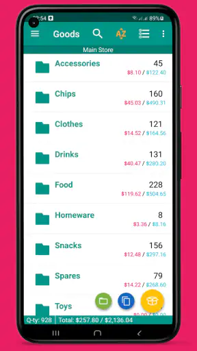 Stock and Inventory Simple screenshot