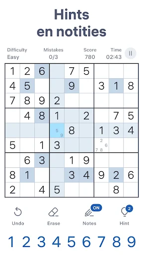 Sudoku.com - Nummerspel screenshot