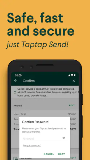 Taptap Send: Geld overmaken screenshot