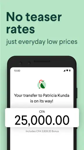 Taptap Send: Geld overmaken screenshot