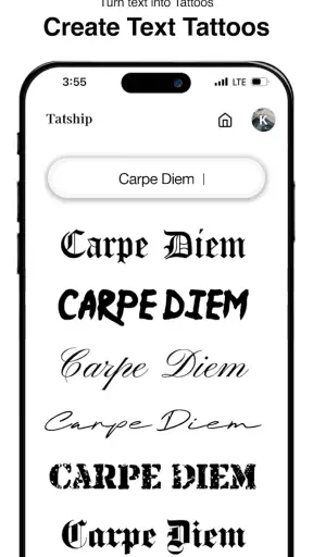 Tatship: Tattoo Planner Maker screenshot