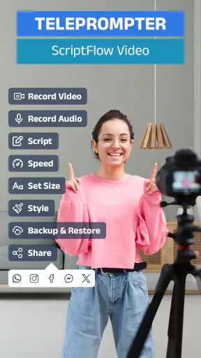 Teleprompter: ScriptFlow Video screenshot