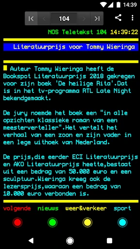 Teletekst screenshot