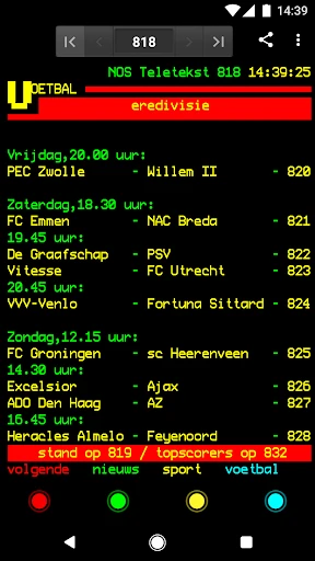 Teletekst screenshot