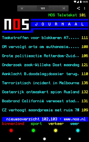 Teletekst screenshot