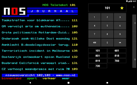 Teletekst screenshot