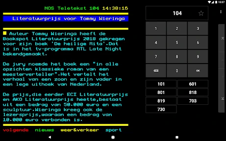Teletekst screenshot