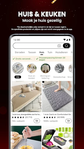 Temu:Winkel als een miljardair screenshot