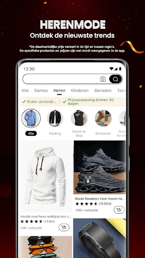 Temu:Winkel als een miljardair screenshot