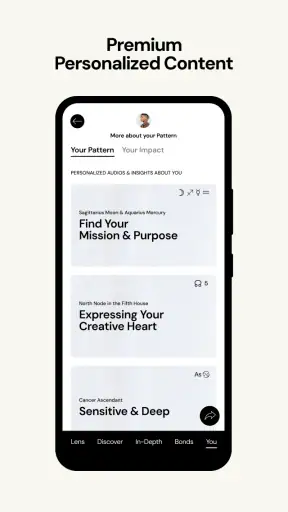The Pattern Astrology screenshot