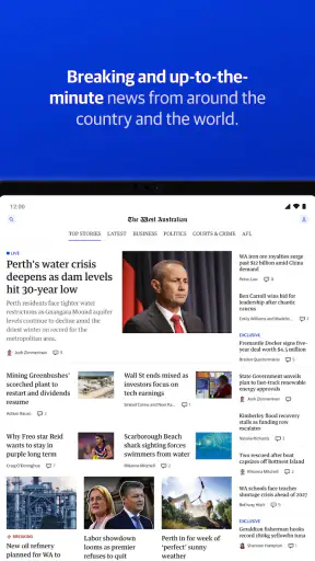 The West Australian screenshot
