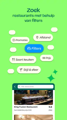 TheFork- reserveer restaurants screenshot