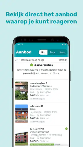 Thuiskompas screenshot